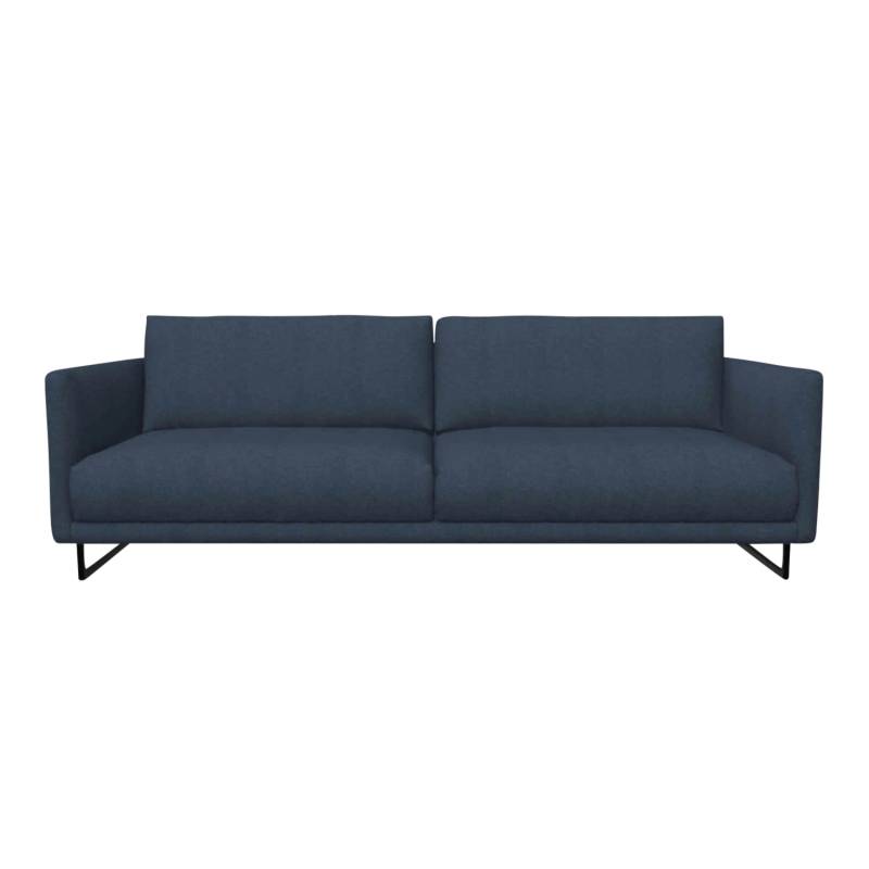 133 4er Sofa, Stoffbezug basaltgrau 1055, Breite 202 cm von freistil by Rolf Benz