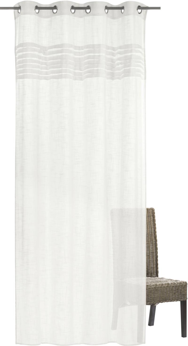 freundin Home Collection Gardine »Natural Charme 001 weiss«, (1 St.) von freundin Home Collection