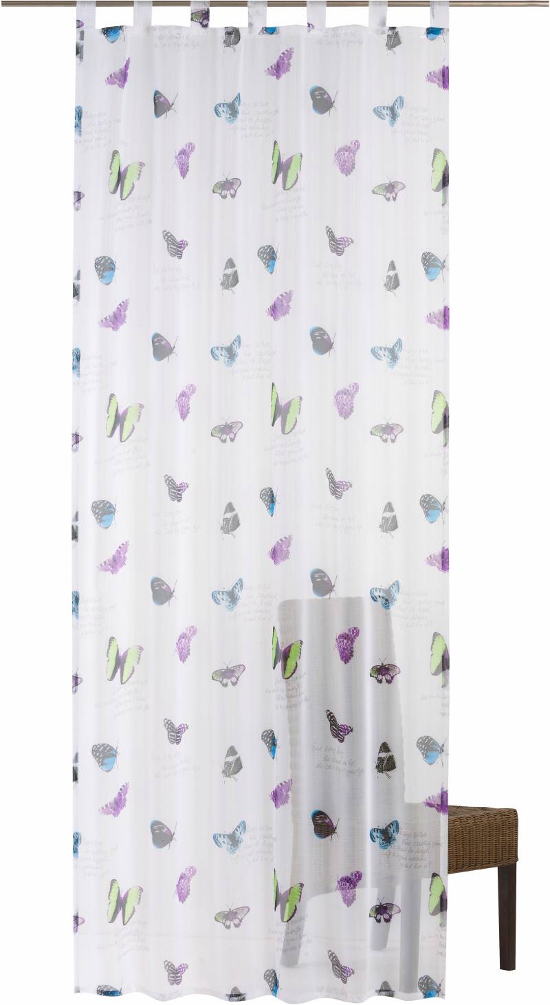 freundin Home Collection Gardine »Summer Butterfly 00 weiss-bunt«, (1 St.) von freundin Home Collection