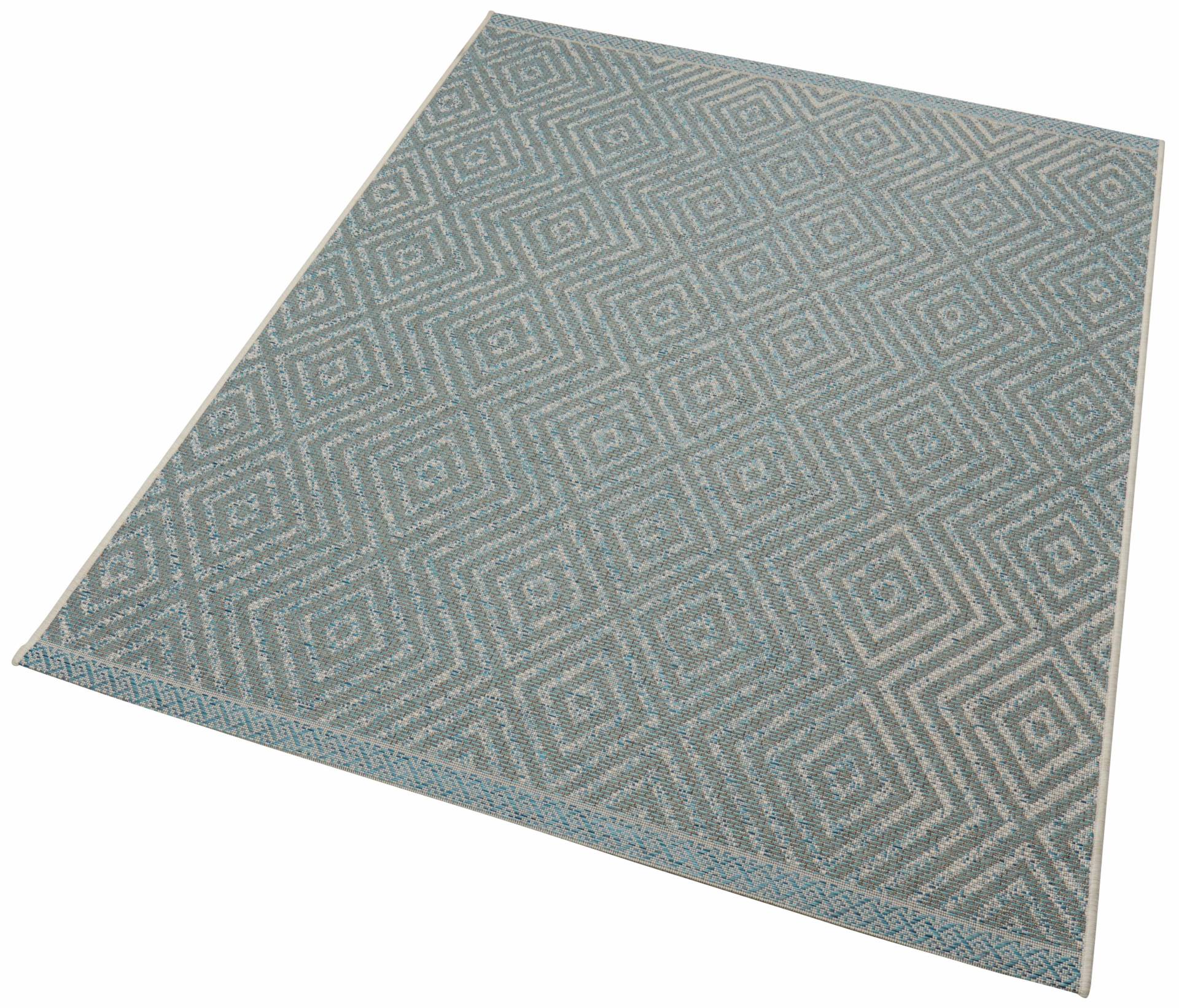 freundin Home Collection Teppich »Sea«, rechteckig, 4 mm Höhe, In-und Outdoor geeignet, Strapazierfähig und pflegeleicht, Flachgewebe von freundin Home Collection