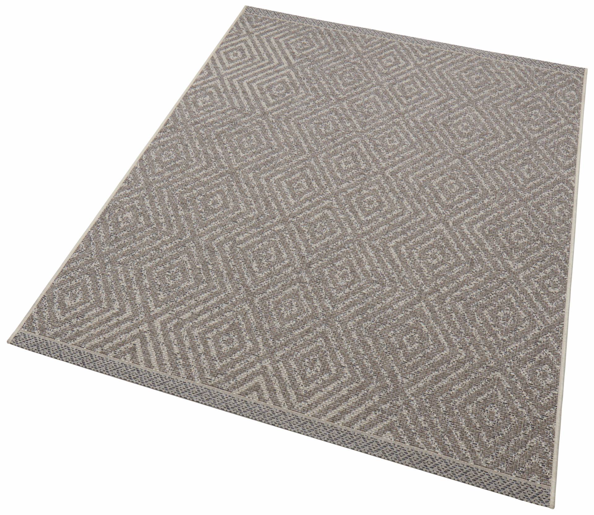 freundin Home Collection Teppich »Sea«, rechteckig, 4 mm Höhe, In-und Outdoor geeignet, Strapazierfähig und pflegeleicht, Flachgewebe von freundin Home Collection