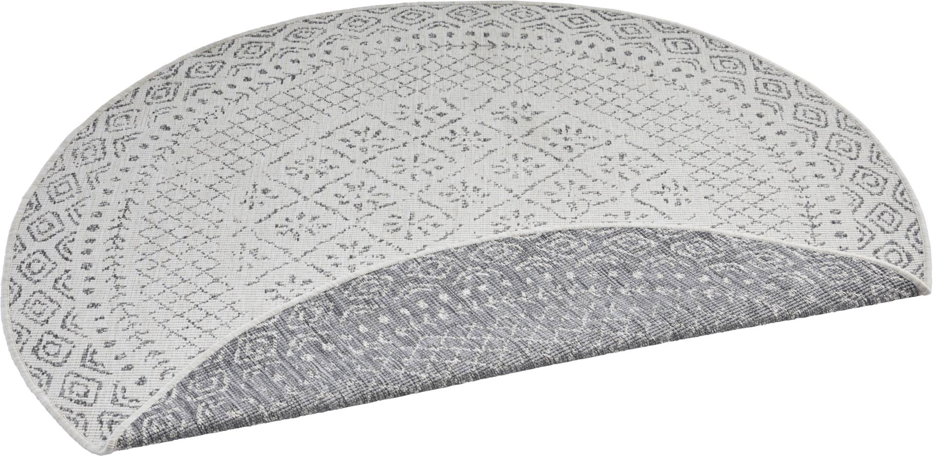 freundin Home Collection Teppich »Dian«, rund, 5 mm Höhe, In-und Outdoor geeignet, Pflegeleicht, Flachgewebe von freundin Home Collection