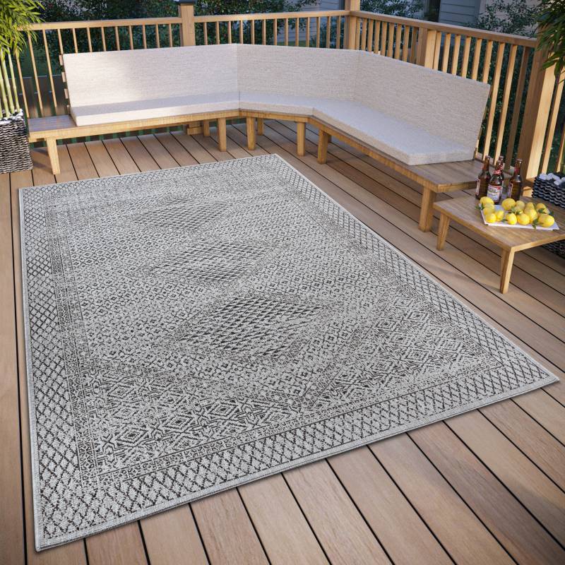 freundin Home Collection Teppich »Sophie«, rechteckig, 3 mm Höhe, In und Outdoor, Flachgewebe, wetterfest, pflegeleicht, robust von freundin Home Collection