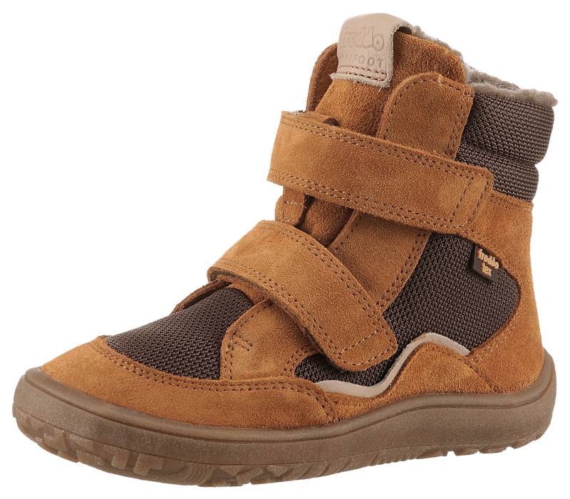 froddo® Barfussschuh »BAREFOOT TEX WINTER«, Winterstiefel, Klettstiefel mit kuscheligem Wollfutter von froddo®