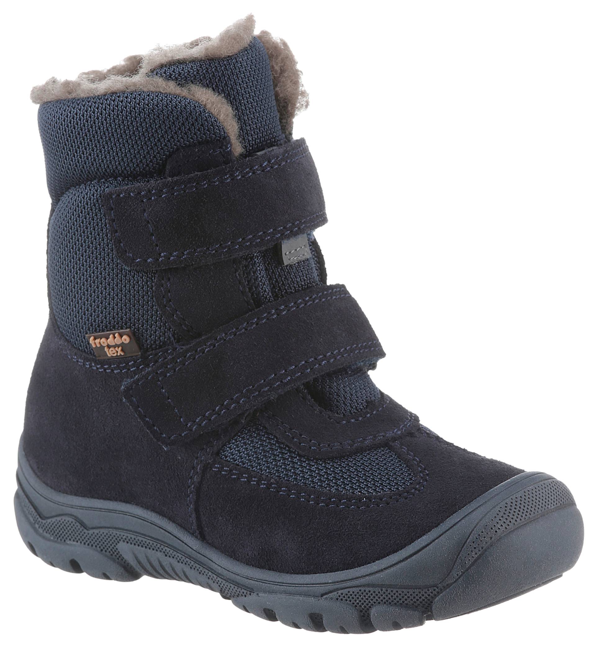 froddo® Winterstiefel »LINZ WOOL TEX HIGH«, Snowboot, Klettboot, Winterschuh mit Wollfutter von froddo®