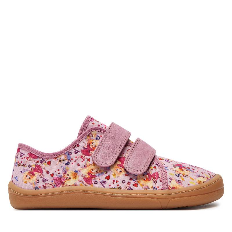 Hausschuhe Froddo Barefoot Canvas G1700390-3 S Rosa von froddo