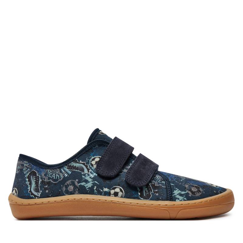 Hausschuhe Froddo Barefoot Canvas G1700390 D Blau von froddo