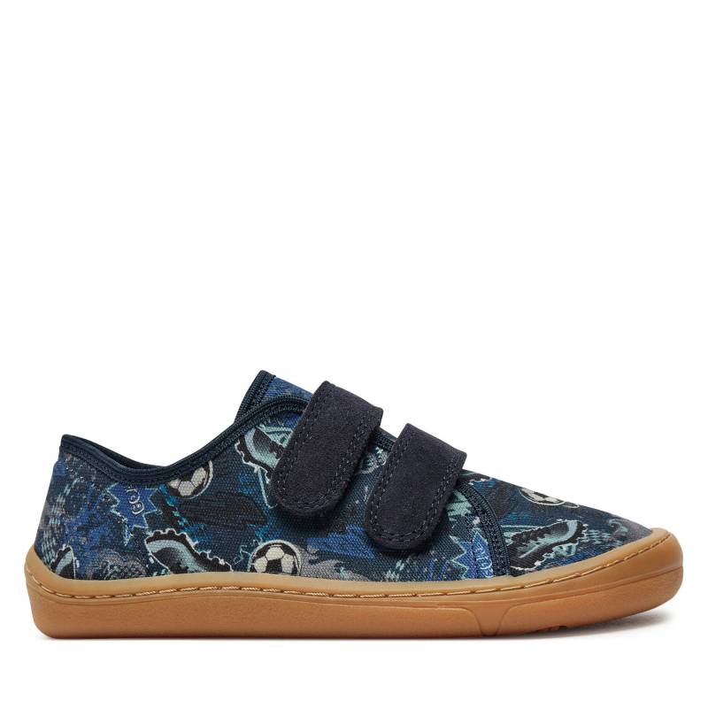 Hausschuhe Froddo Barefoot Canvas G1700390 S Blau von froddo