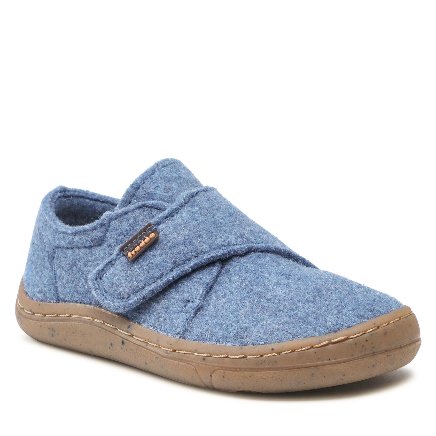 Hausschuhe Froddo Barefoot Wooly Slippers G1700341-1 Blau von froddo