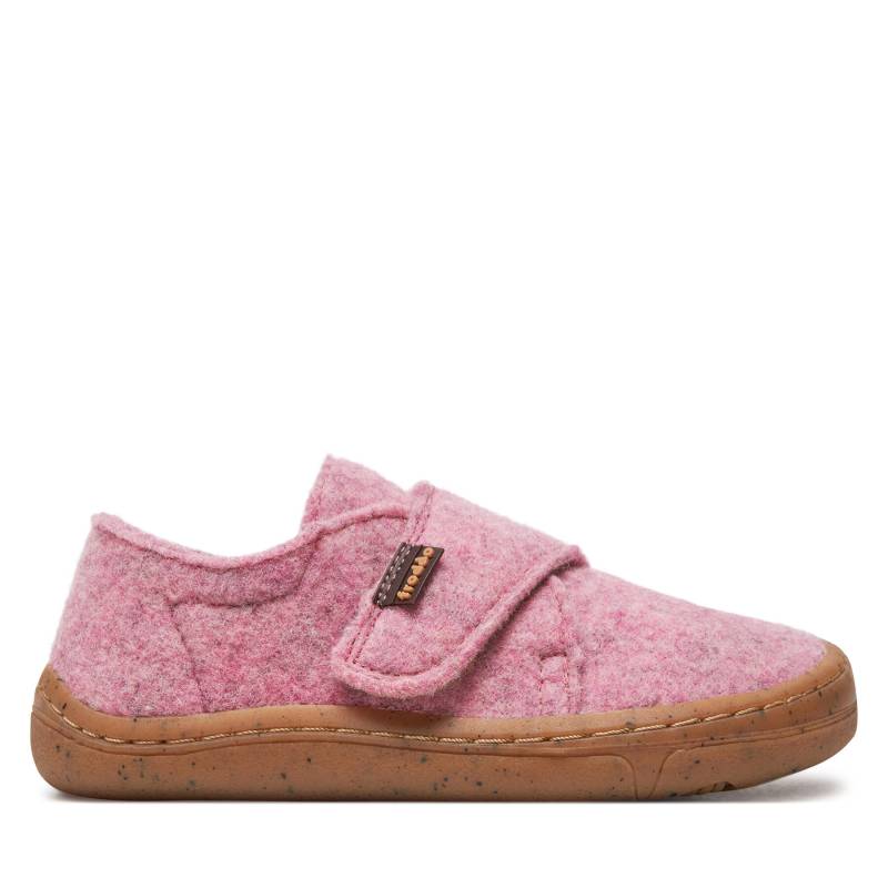 Hausschuhe Froddo Barefoot Wooly Slippers G1700341-10 M Rosa von froddo