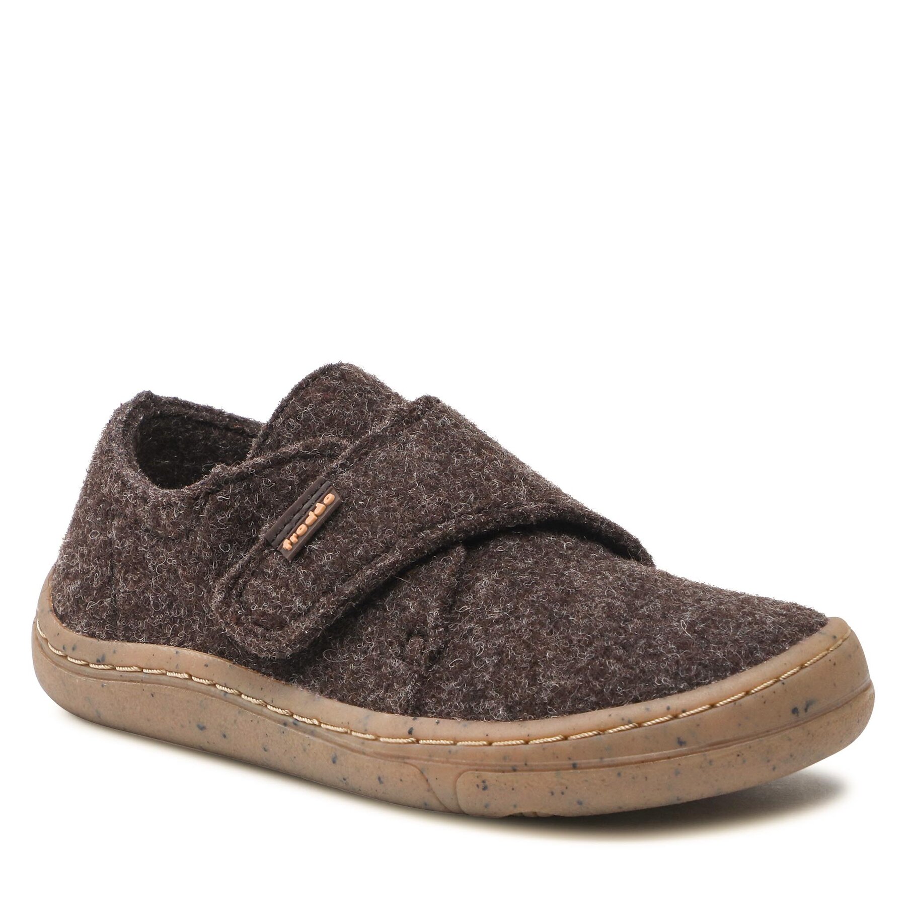 Hausschuhe Froddo Barefoot Wooly Slippers G1700341-3 Braun von froddo