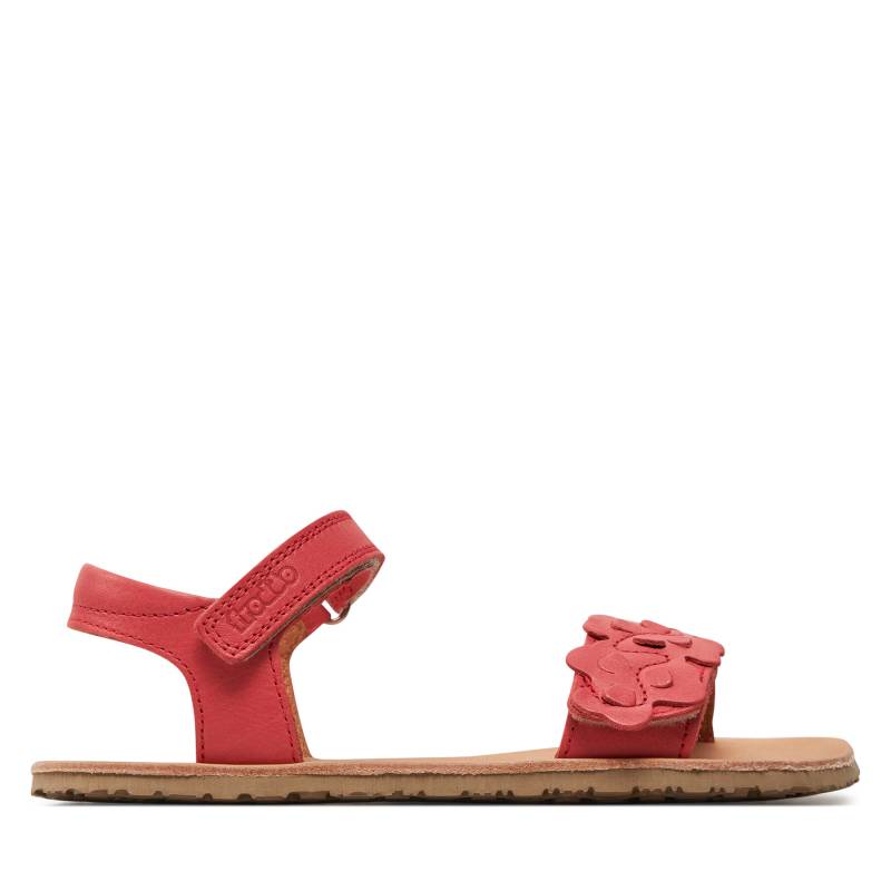 Sandalen Froddo Barefoot Flexy Flowers G3150265 S Rot von froddo