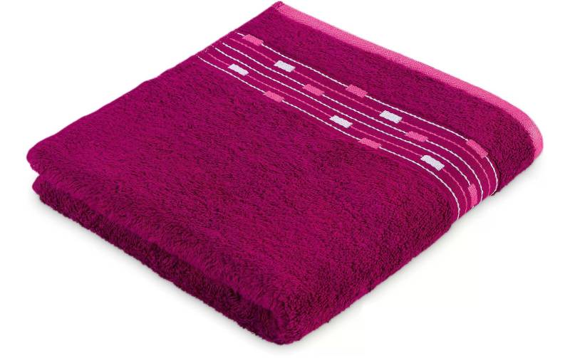 frottana Handtuch »Magic 50 x 100 cm, Berry«, (1 St.) von frottana