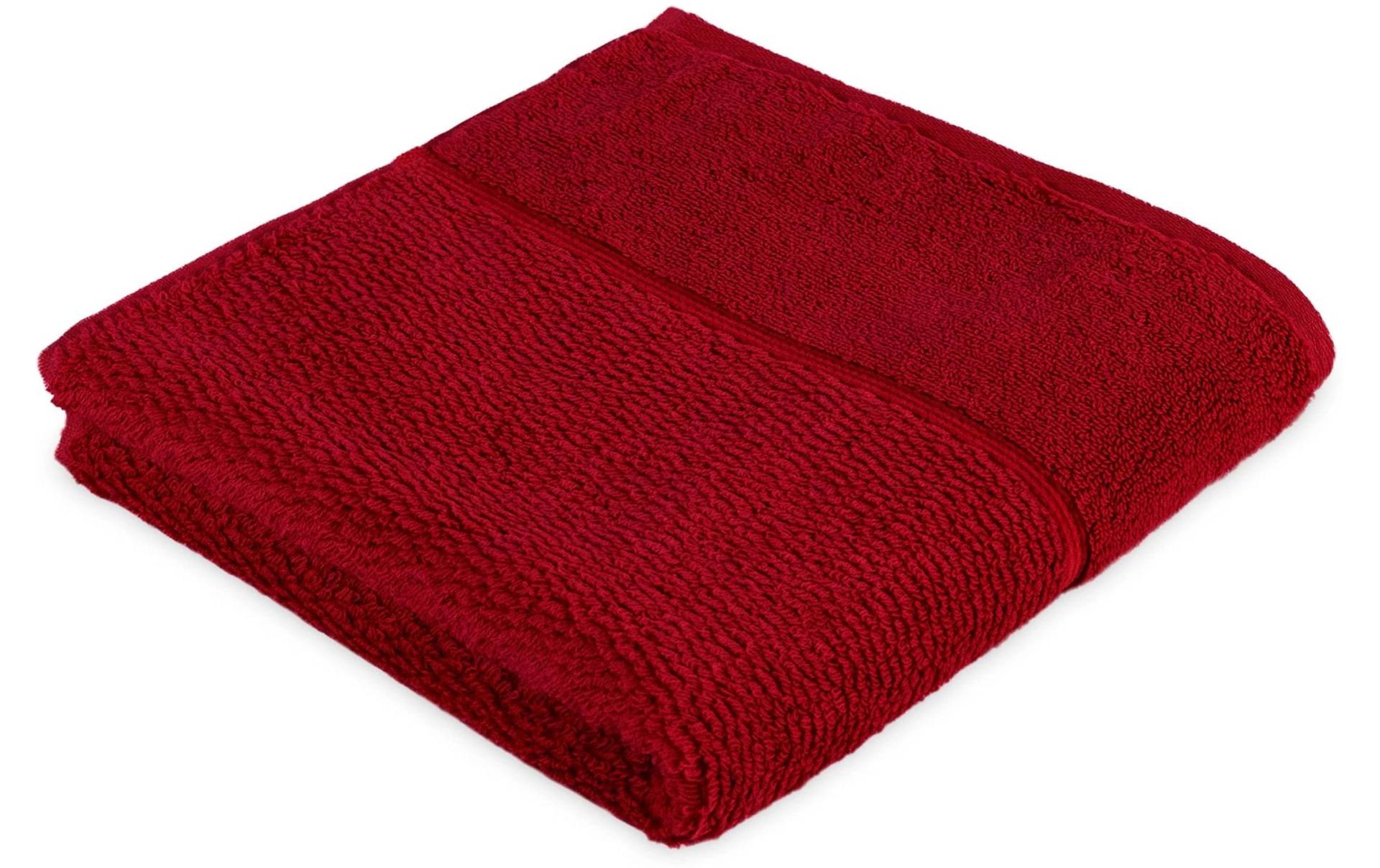 frottana Handtuch »Pearl 50 x 100 cm, Rot«, (1 St.) von frottana