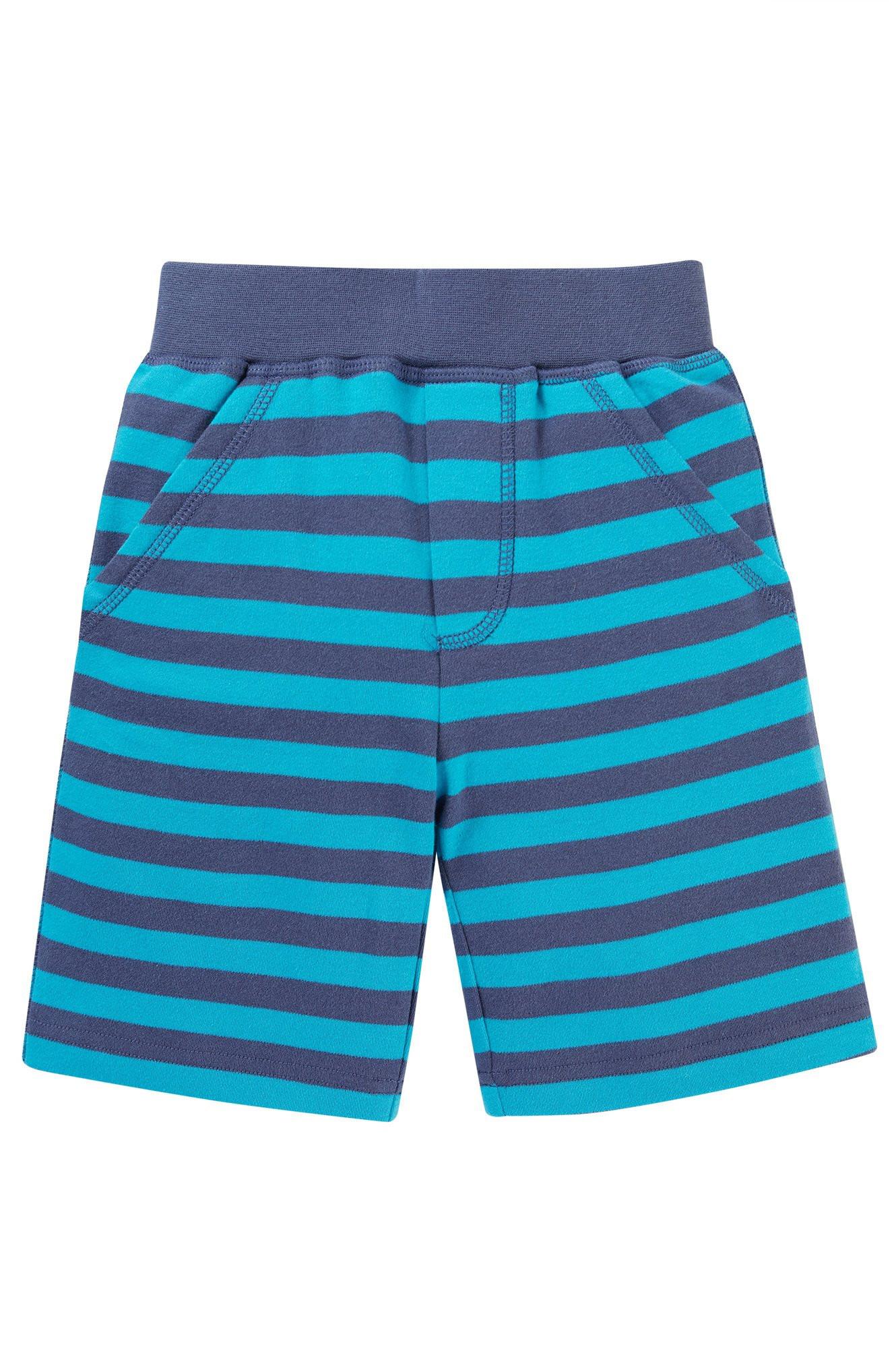 Jungen Shorts Ellis Unisex Blau 116/122 von frugi