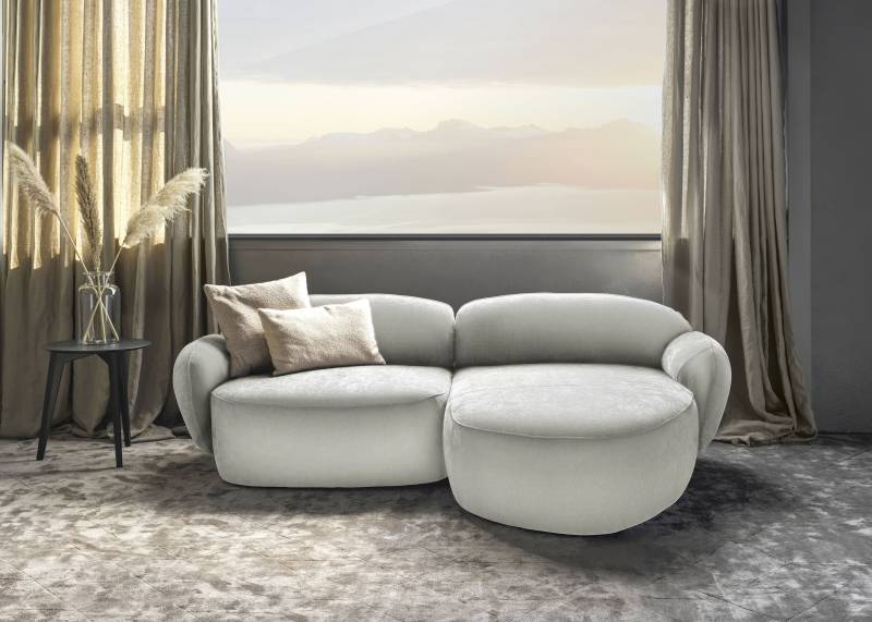 furninova Ecksofa »Bubble, Designsofa mit hochwertiger Detailverarbeitung, L-Form«, sehr komfortabel durch Memoryschaum, im skandinavischen Design von furninova