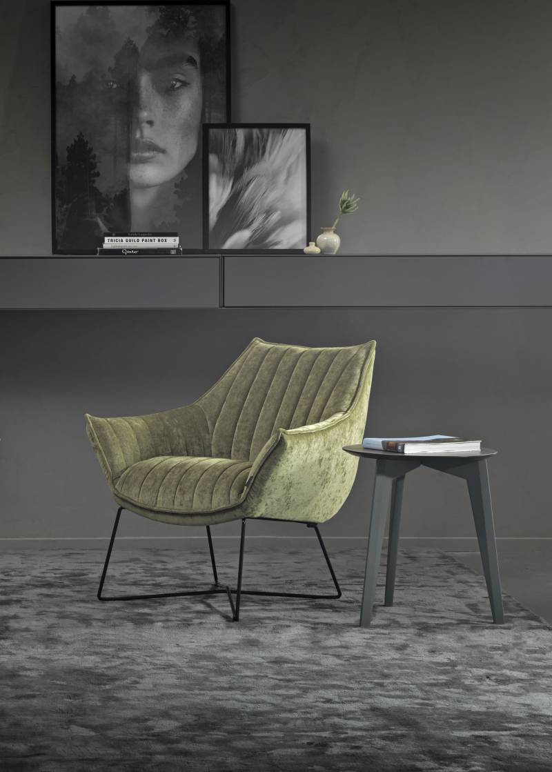 furninova Loungesessel »Egon Quilt Designsessel, Clubsessel,«, bequemer Loungesessel mit attraktiven Nahtbild und Kedernähten von furninova