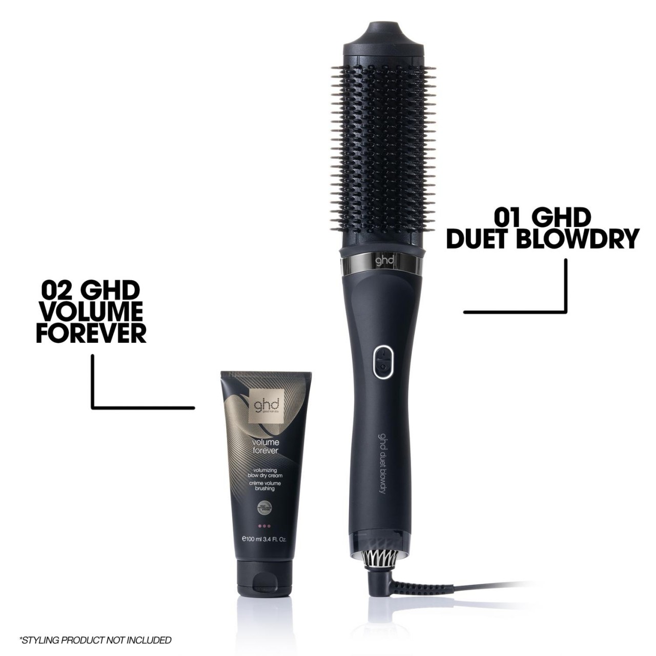 Wet-to-dry - Ghd Duet Blowdry Schwarz von ghd