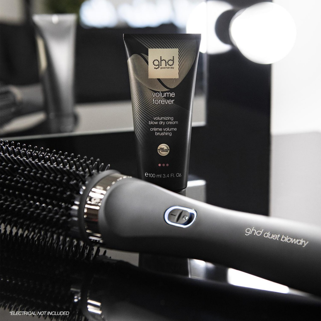 ghd Heat Protection Styling System - Volume Forever - Volumizing Blowdry Cream von ghd