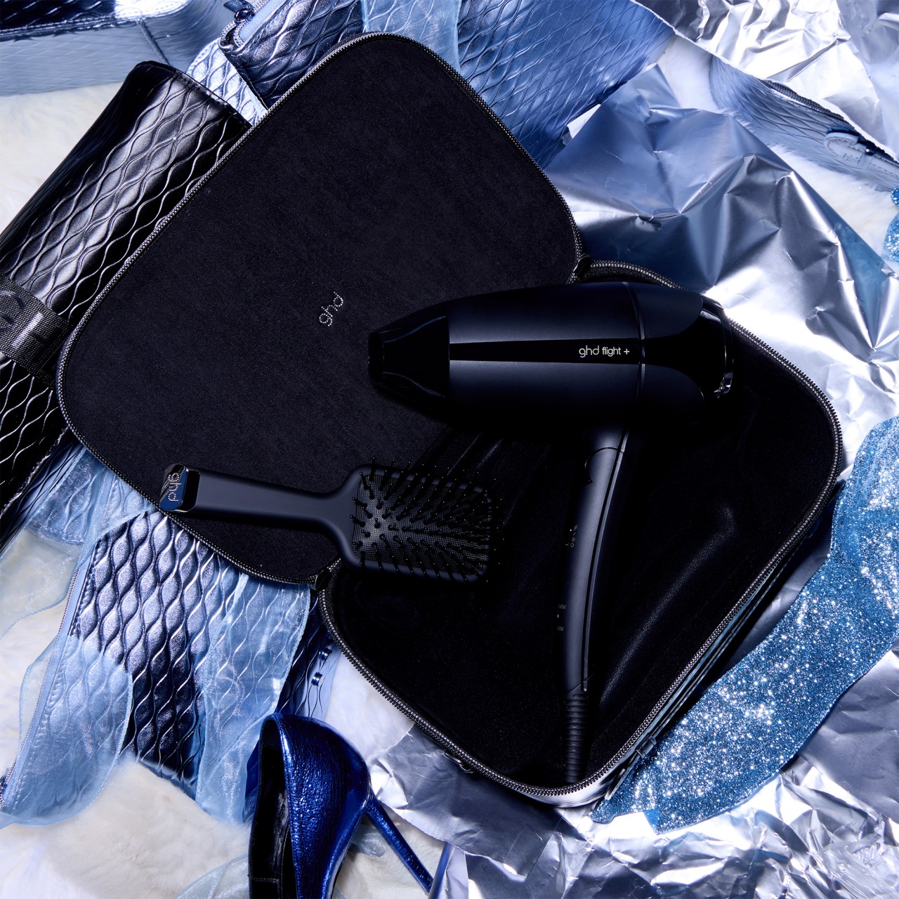 ghd Iced Luxe Collection - Ghd Flight+® Geschenkset - Reisehaartrockner von ghd