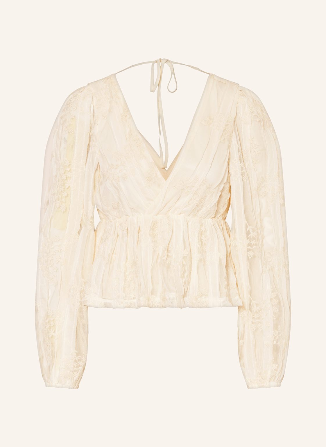 Gina Tricot Blusenshirt Aus Mesh weiss Gina Tricot Blusenshirt Aus Mesh weiss von gina tricot