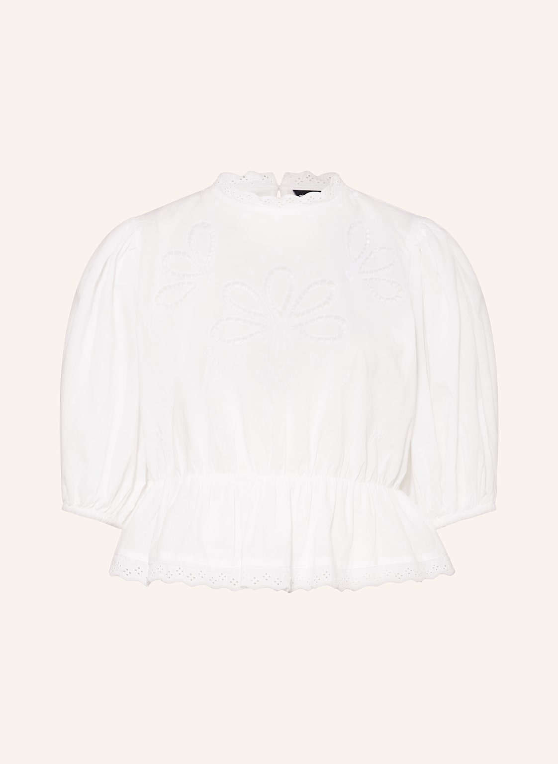 Gina Tricot Blusenshirt Mit Lochspitze weiss Gina Tricot Blusenshirt Mit Lochspitze weiss von gina tricot
