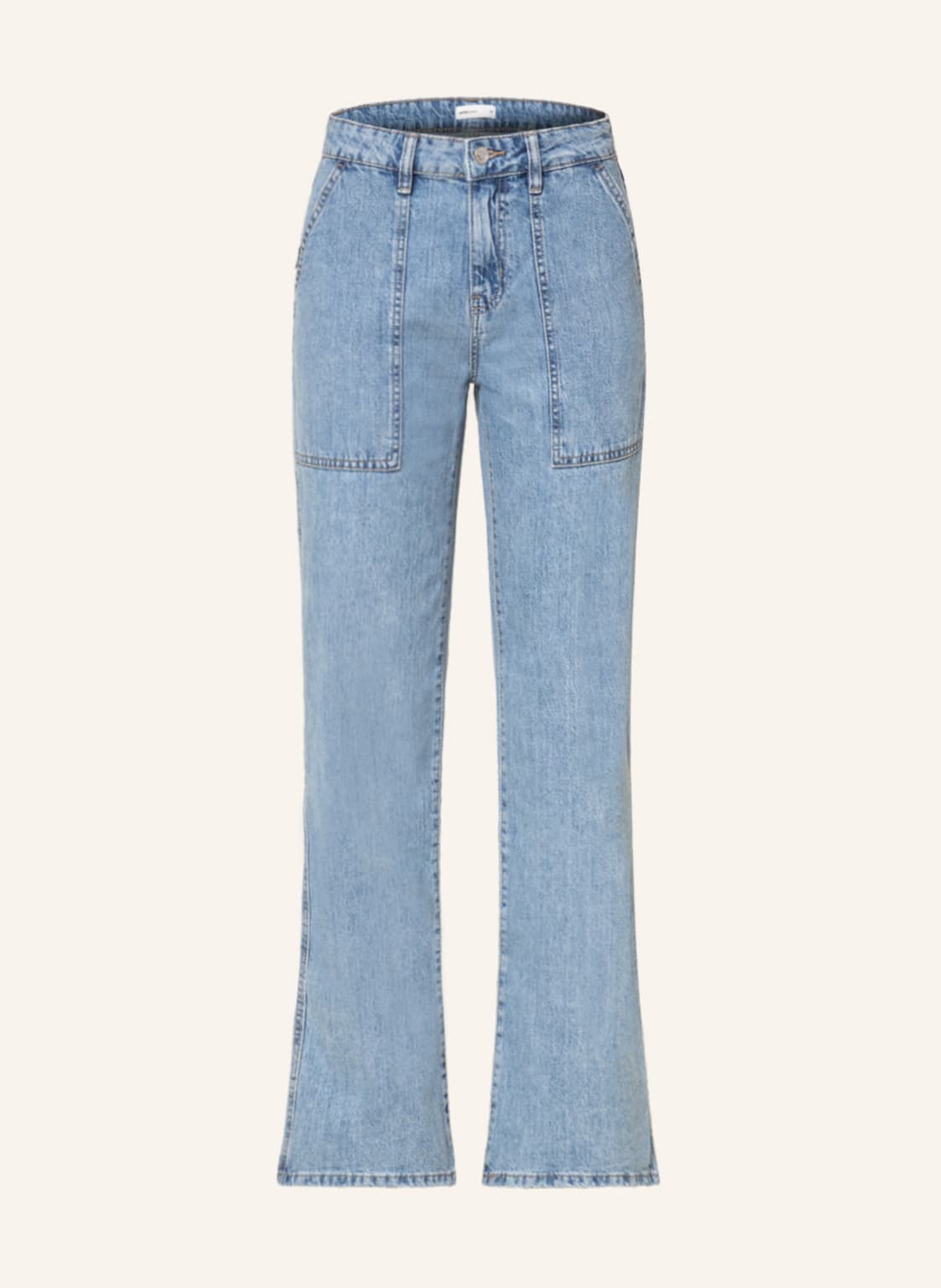 Gina Tricot Flared Jeans Worker blau von gina tricot