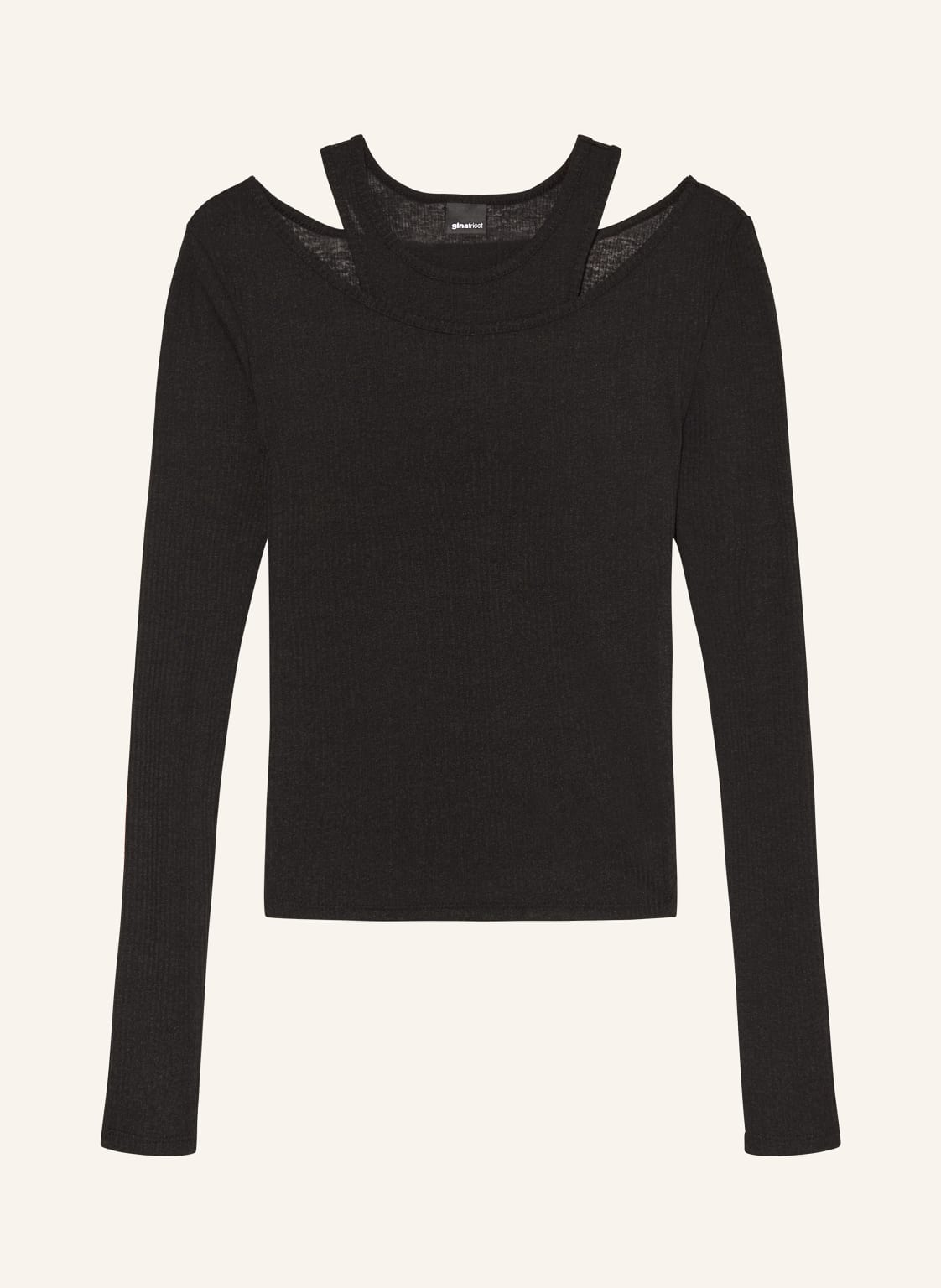 Gina Tricot Longsleeve schwarz von gina tricot