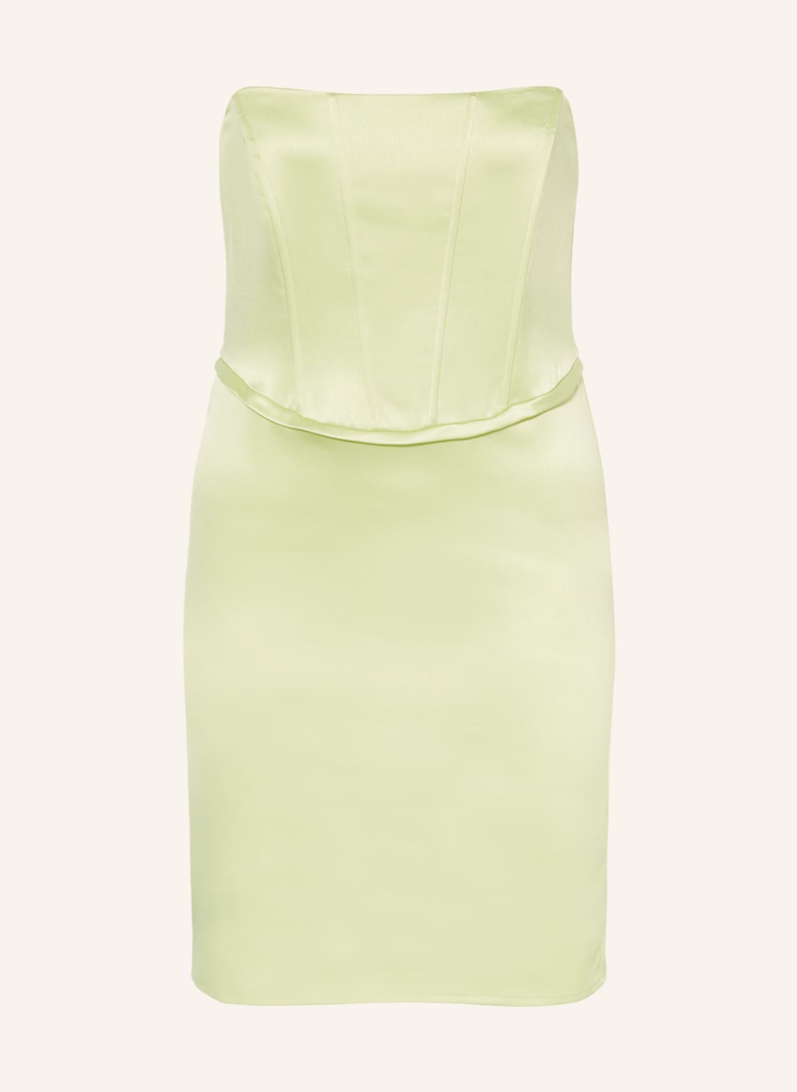 Gina Tricot Satinkleid gelb Gina Tricot Satinkleid gelb von gina tricot