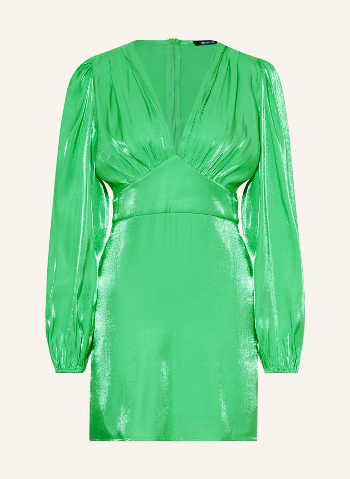 Gina Tricot Satinkleid gruen Gina Tricot Satinkleid gruen von gina tricot
