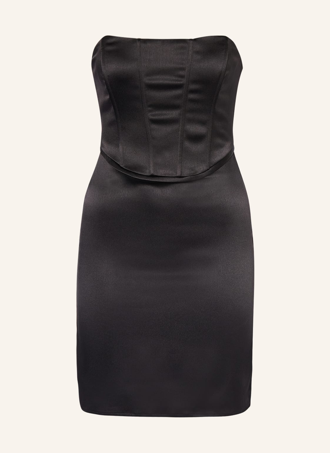 Gina Tricot Satinkleid schwarz Gina Tricot Satinkleid schwarz von gina tricot