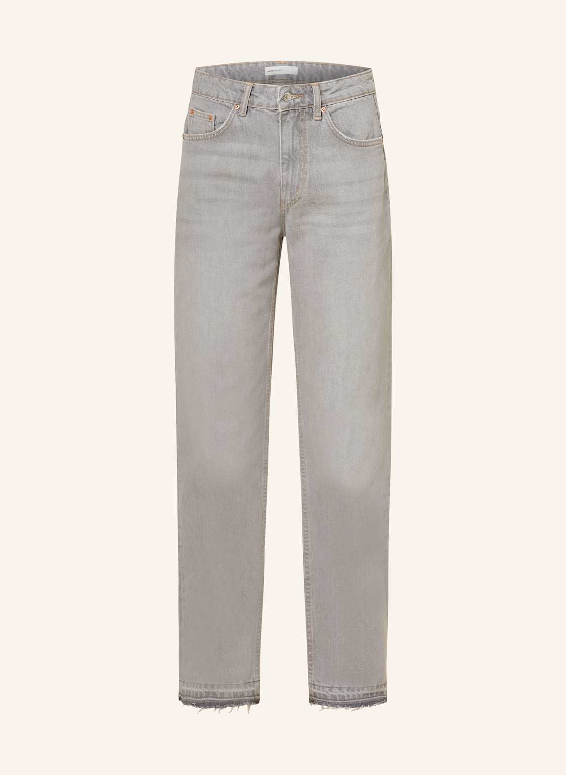 Gina Tricot Straight Jeans grau von gina tricot