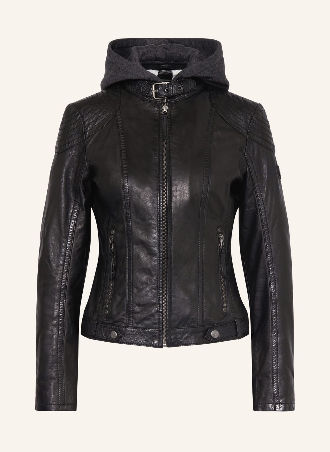 Gipsy Lederjacke Cacey schwarz von gipsy