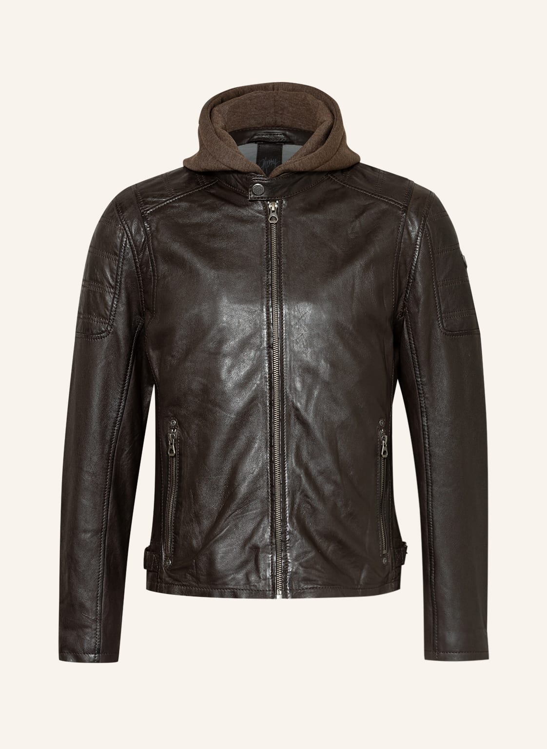 Gipsy Lederjacke Raylo braun von gipsy