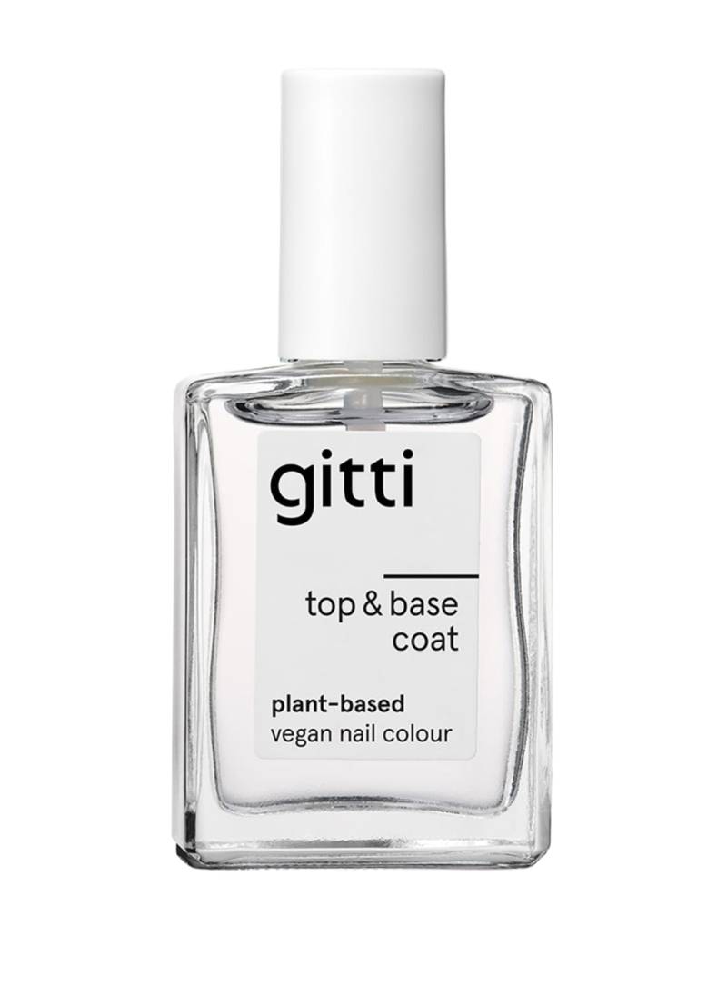 Gitti Plant Based Top- & Base Coat Unter- und Überlack 15 ml von gitti