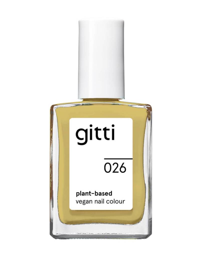 Gitti Plant-Based Vegan Nail Colour Nagellack von gitti