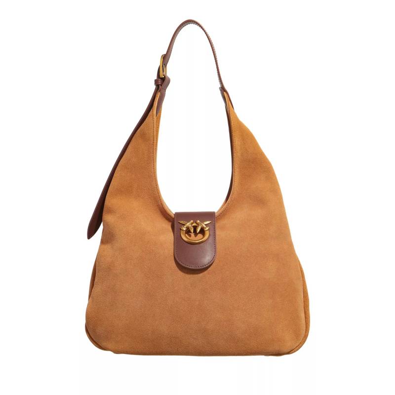 Pinko Schultertasche - Hobo Mini - Gr. unisize - in Braun - für Damen von pinko