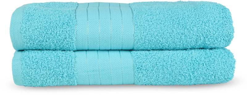 good morning Badetuch »Uni Towels«, (2 St.), mit gewebtem Rand von good morning