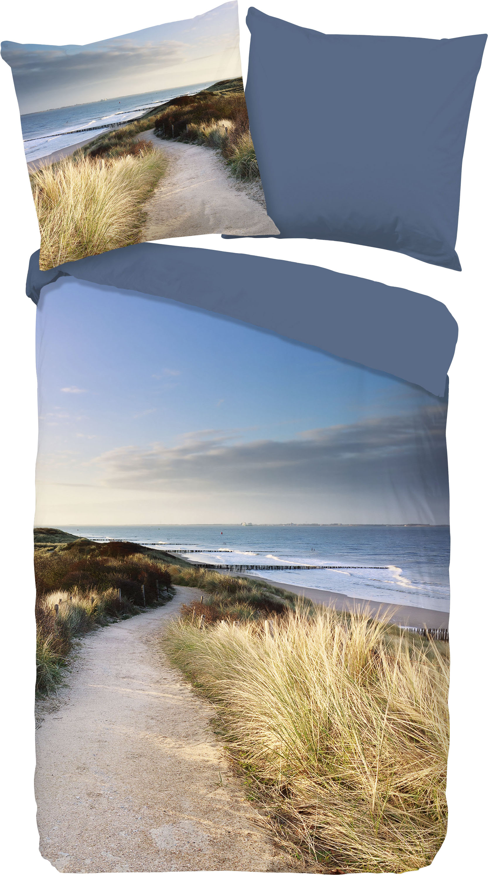 good morning Wendebettwäsche »Dunes«, mit Strand-Motiv von good morning