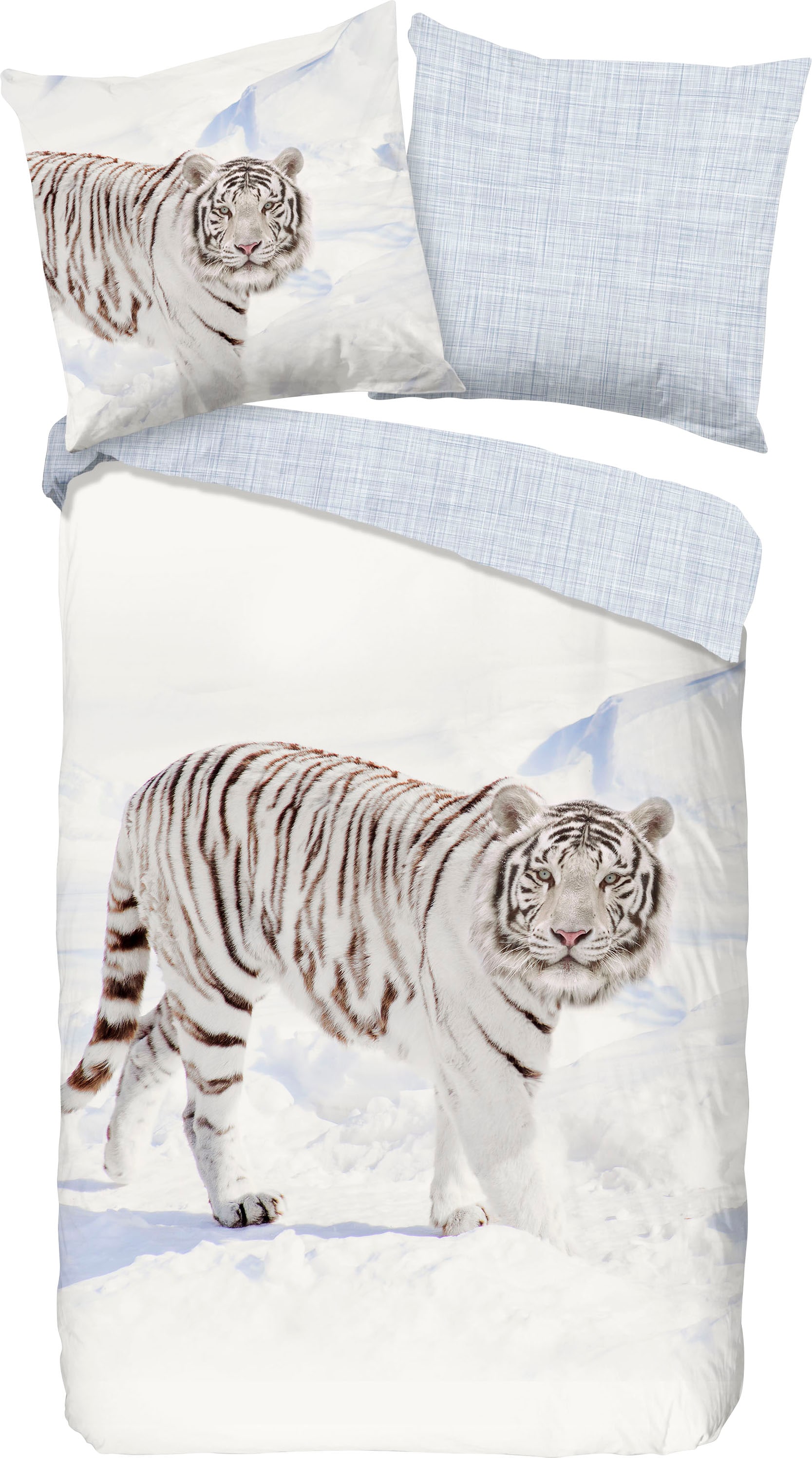 good morning Wendebettwäsche »Tigris«, 100% Baumwolle/ Flanell (Biber) von good morning