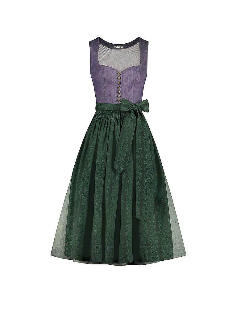 GOTTSEIDANK Dirndl HEDI 80cm dunkelgrün | 34 GOTTSEIDANK Dirndl HEDI 80cm dunkelgrün | 34 von gottseidank