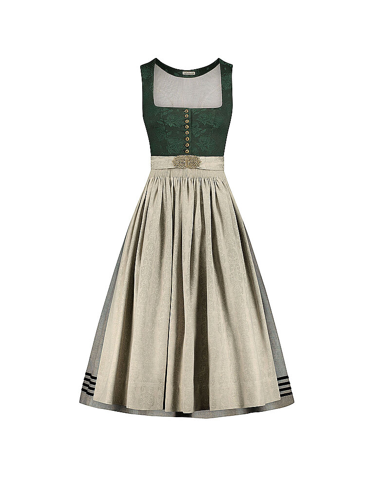 GOTTSEIDANK Dirndl MONIKA  dunkelgrün | 42 von gottseidank