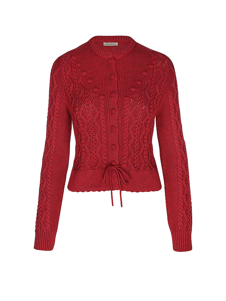 GOTTSEIDANK Trachten Strickjacke LENE rot | XS GOTTSEIDANK Trachten Strickjacke LENE rot | XS von gottseidank
