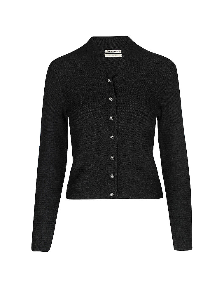 GOTTSEIDANK Trachten Strickjacke Slim Fit ANNA schwarz | XL GOTTSEIDANK Trachten Strickjacke Slim Fit ANNA schwarz | XL von gottseidank