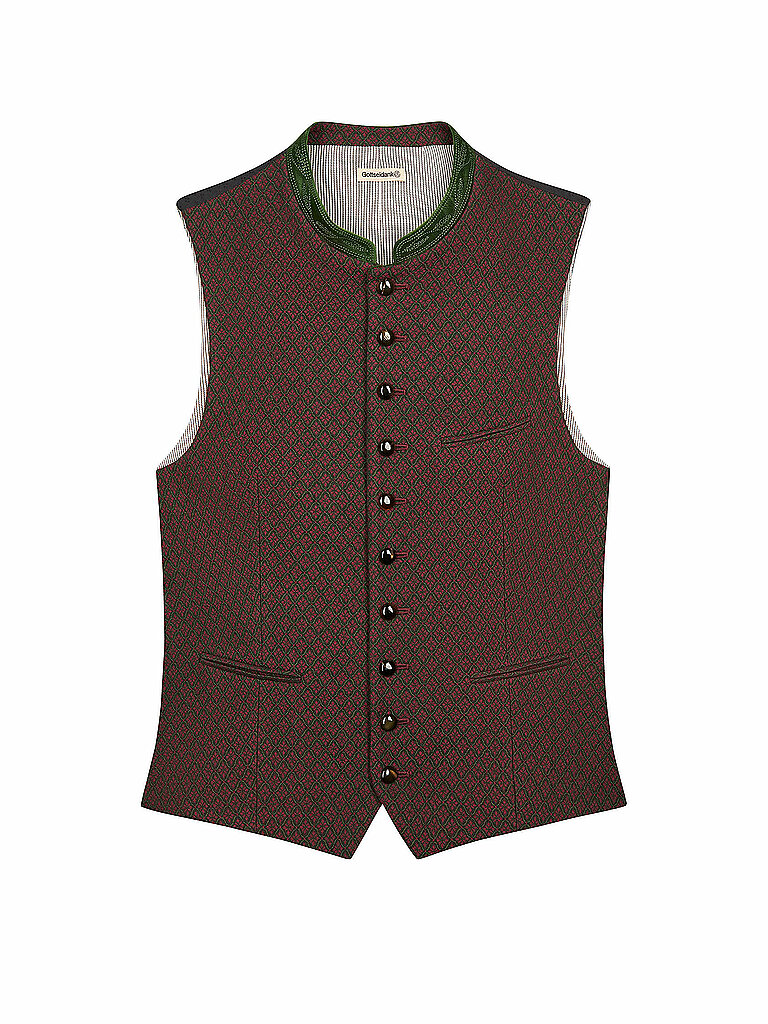 GOTTSEIDANK Trachtengilet KONSTANTIN  dunkelrot | 50 von gottseidank