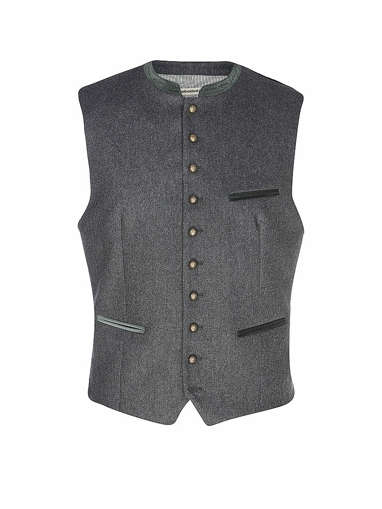 GOTTSEIDANK Trachtengilet KONSTANTIN grau | 44 von gottseidank