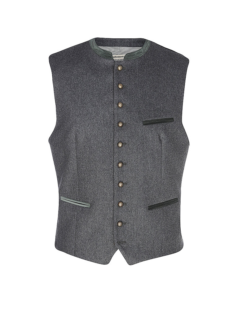 GOTTSEIDANK Trachtengilet KONSTANTIN grau | 46 von gottseidank