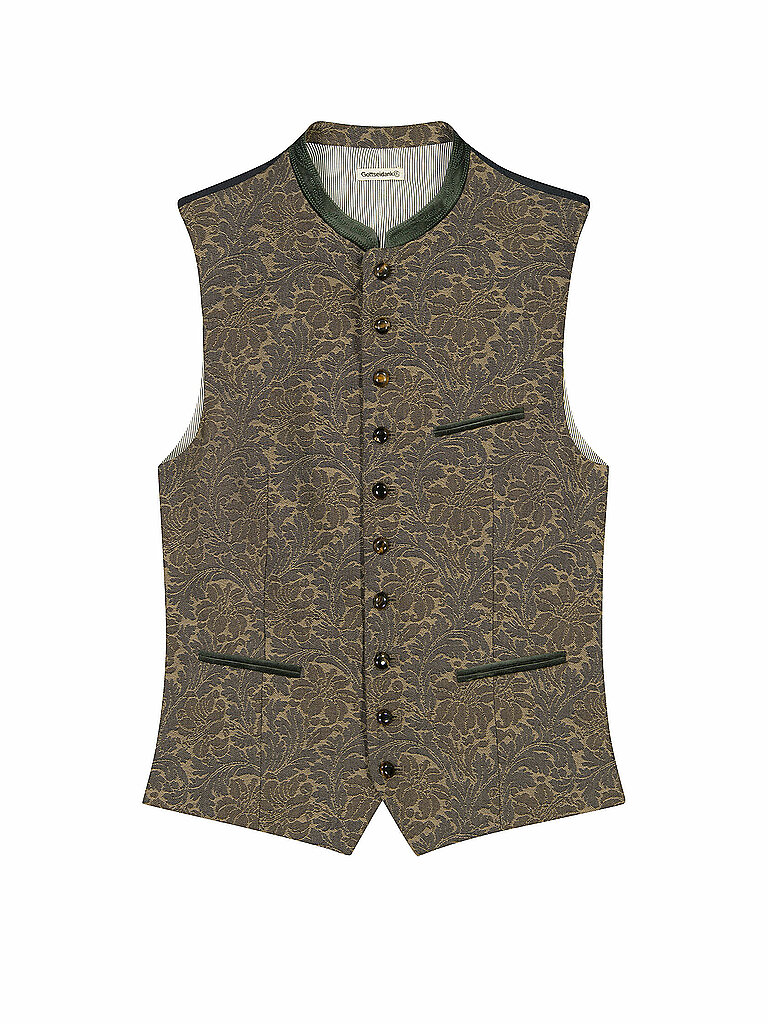 GOTTSEIDANK Trachtengilet KONSTANTIN hellbraun | 46 von gottseidank