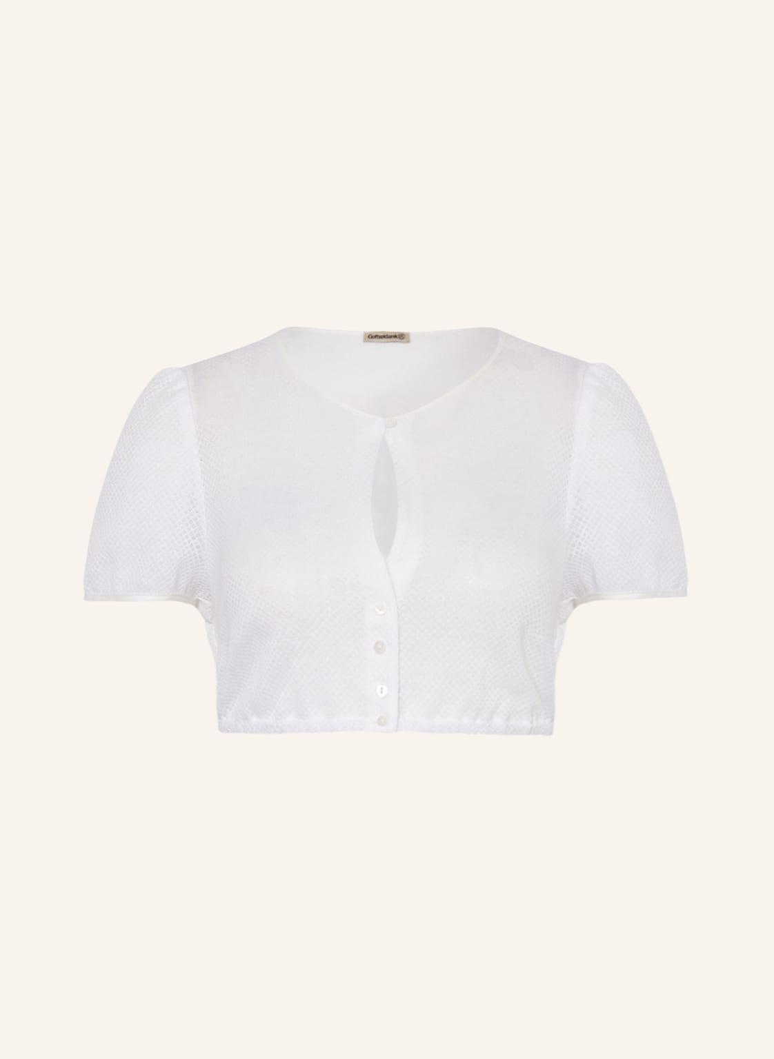 Gottseidank Dirndlbluse Ella Aus Spitze weiss Gottseidank Dirndlbluse Ella Aus Spitze weiss von gottseidank