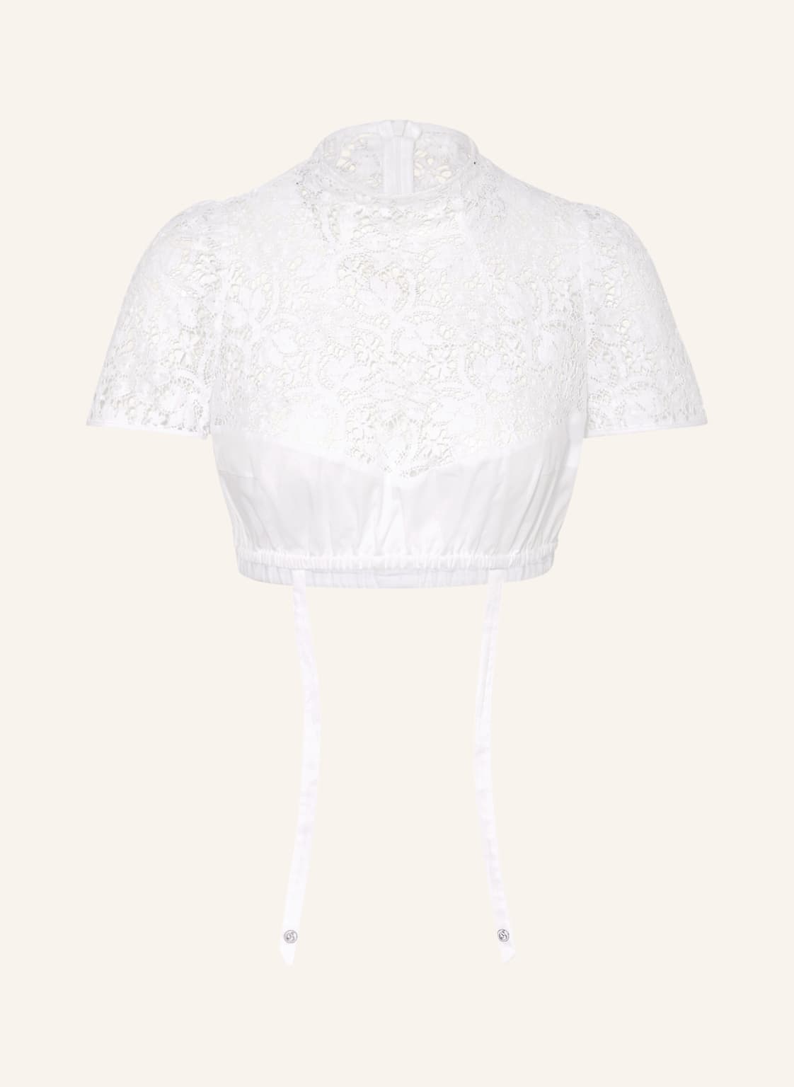 Gottseidank Dirndlbluse Ernesta Mit Leinen weiss Gottseidank Dirndlbluse Ernesta Mit Leinen weiss von gottseidank